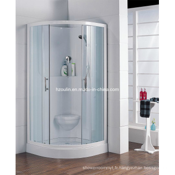 Cabine de douche en aluminium blanc (SC-101)